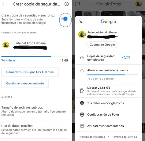 crear copias de seguridad de un sinfin de fotos